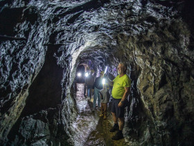 Das Bergwerk Šentanski rudnik