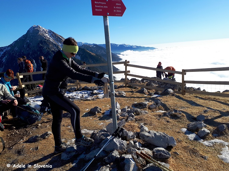 The peak of Tolsti vrh