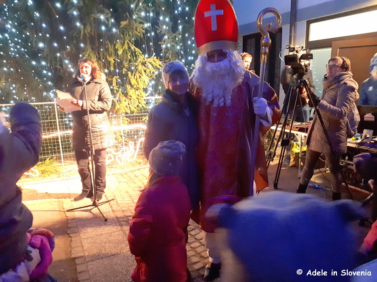 Adele with St. Nicholas