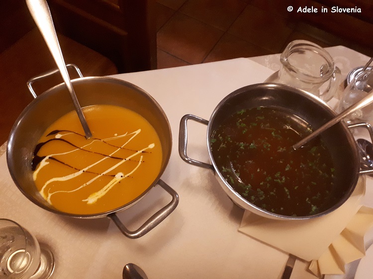 Pumpkin and beef soup